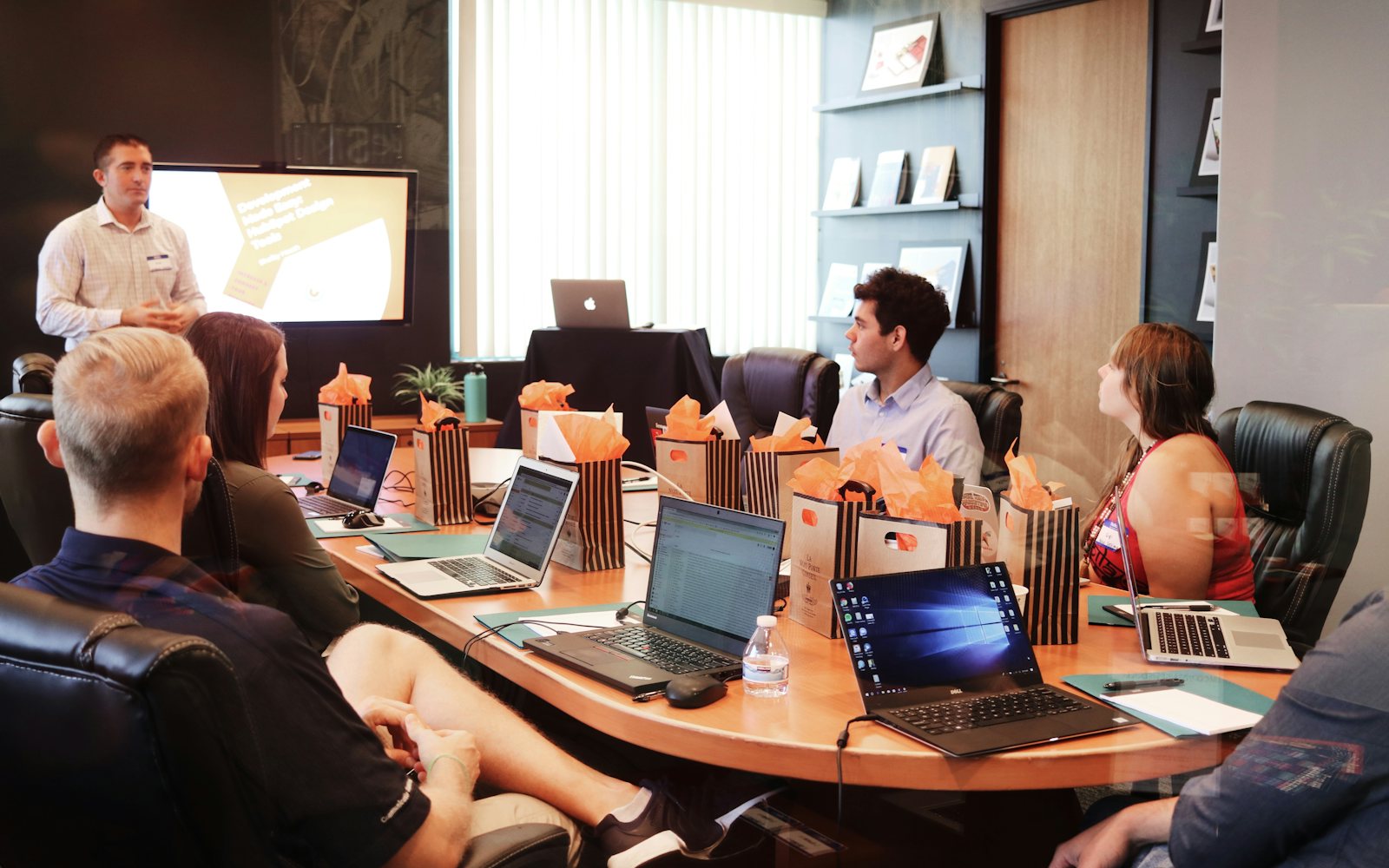 A working session with a client team